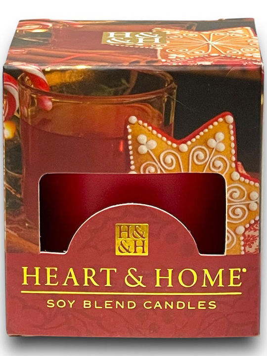 Heart & Home Crăciun Lumânare Roșu Santa Claus
