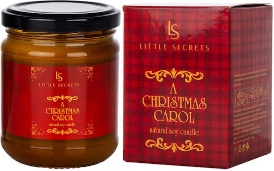 Little Secrets Χριστоулгенски свещи и свещници Стъклен Свещ Черен A Christmas Carol