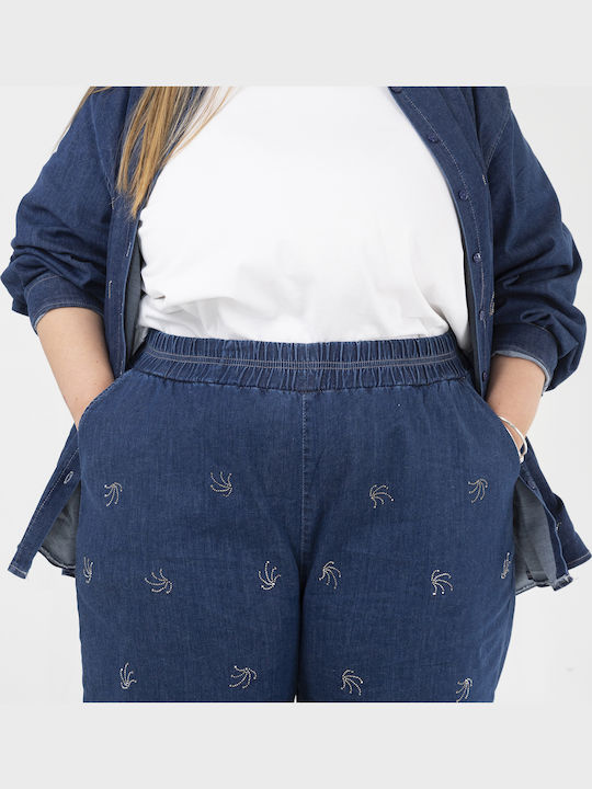 Blugi Damă Jean În Croială Lejeră