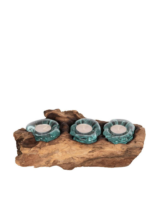 Freebox Christmas Wood Candle 1cm