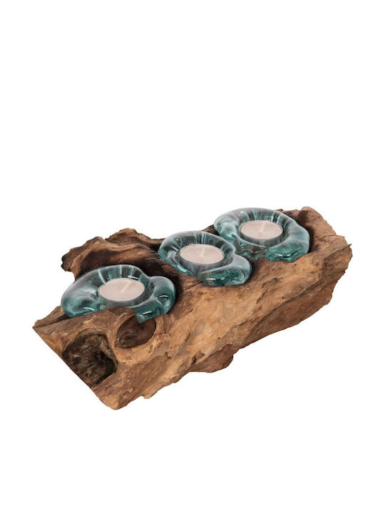Freebox Christmas Wood Candle 1cm