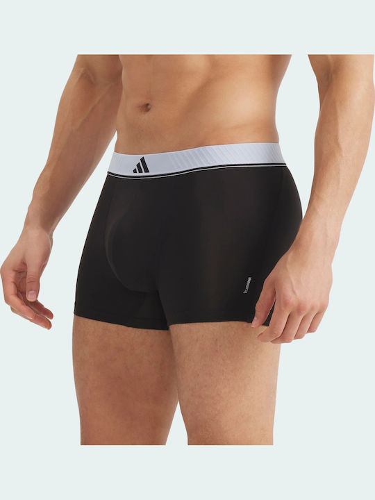 Active Micro Herren Boxershorts Schwarz 3Pack
