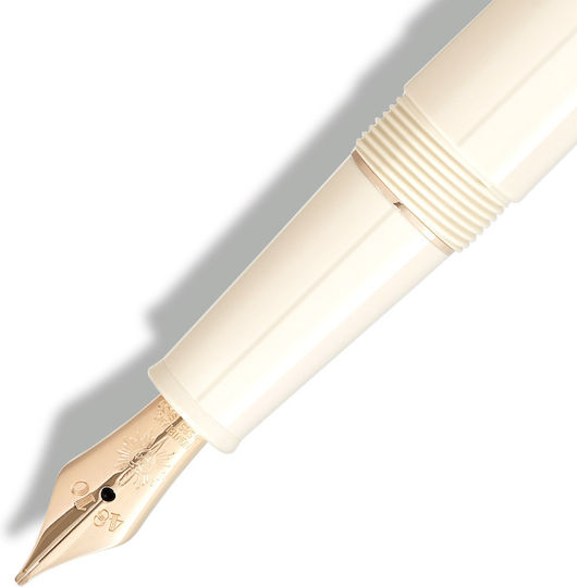 MontBlanc Meisterstuck Classique Πένα Γραφής με Φτερό Μπεζ