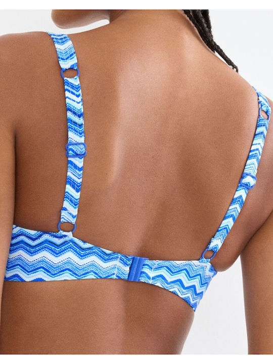 Mix & Match Summer W Bikini Bra E Cup Light Blue