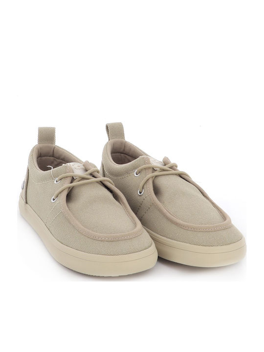 Fabric Kids Moccasins Beige