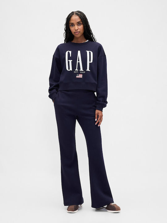 Langes Damen Sweatshirt Navy Uniform