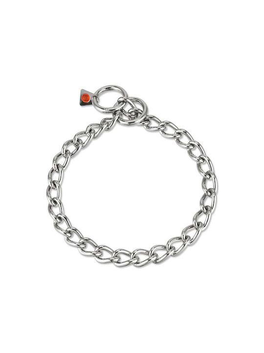 Sprenger Hundehalsband aus Kette in Silber Farbe Halsband 60cm/4kg