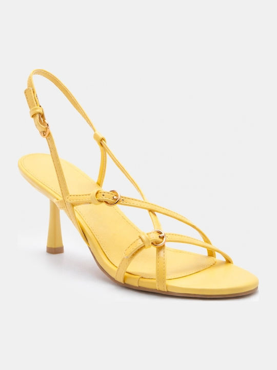 Damen Sandalen Gelbe