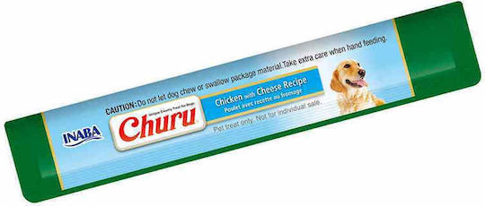 Churu Hundeleckerei Ohr aus Huhn Käse Getreide 56g 4 Stück