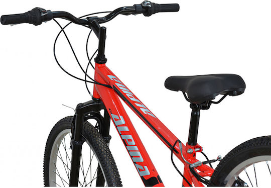 Alpina 24" Kids' Mountain Bike with Aluminum Frame Red