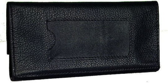 Lavor Portofel Pentru Tutun Din Piele Cu Închidere Magnetică 15.5x7.5cm Filtre Negru