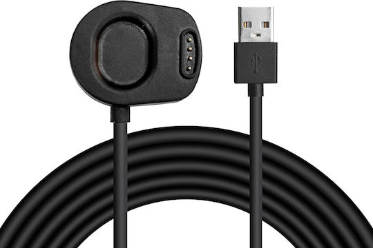 Akyga Charging Cable Зарядно за Suunto 7 Черен