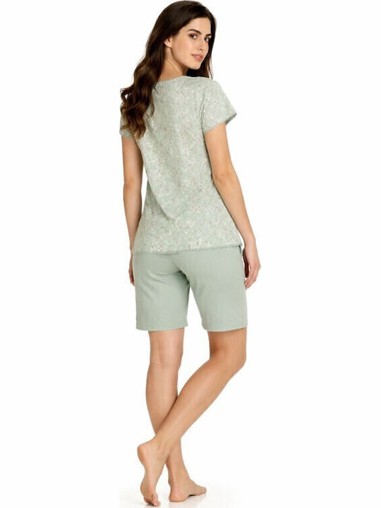 Primavera Summer Women's Pyjama Set Green P277