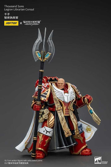 Warhammer Horus Heresy Action Figure 1/18 Thousand Sons Legion Librarian Consut 16 Cm