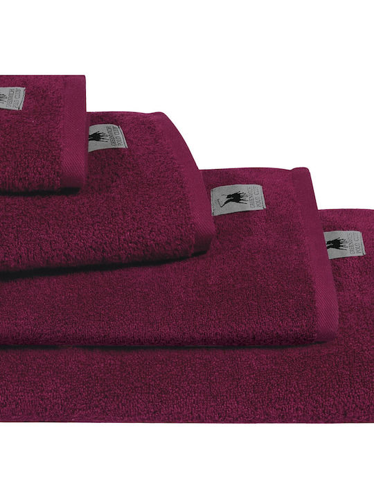 Greenwich Polo Club Facecloth 3165 50x90cm Bordeaux Weight 460gr/m²