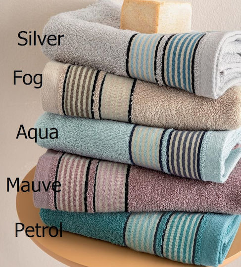 Palamaiki Set of Bath Towels 3 pcs Bela Mauve Weight 450gr/m²