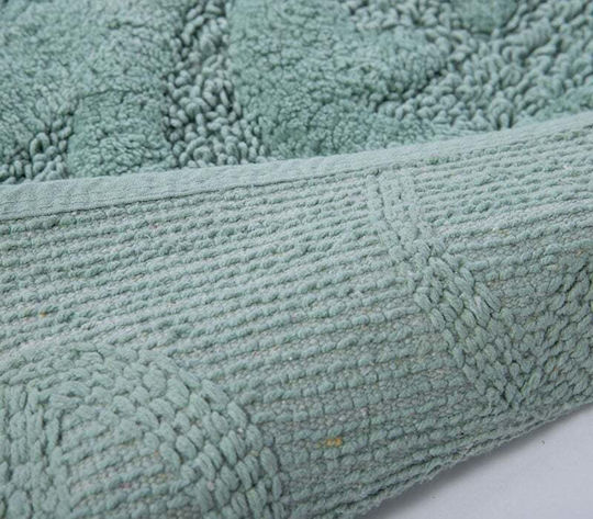 Nef-Nef Homeware Set Bath Mats Cotton Jetrix Green 60x90cm