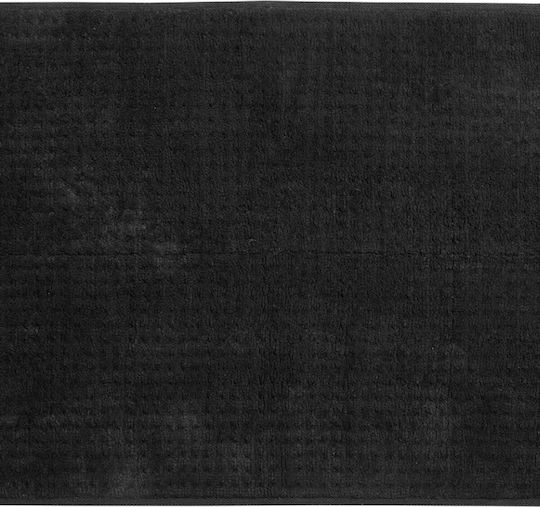 Das Home Non-Slip Bath Mat Cotton 0757 420770110757 Black 70x110cm