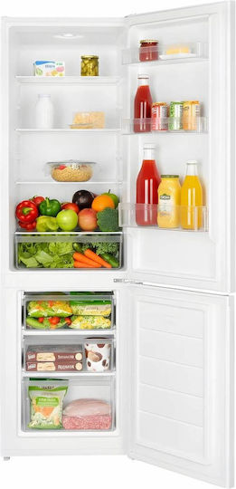 Heinner Fridge-Freezer 262lt H180xW55xD56cm White HC-HM262E++