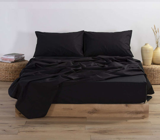 Nef-Nef Homeware Cearșaf Single cu Elastic 100x200+30cm. Basic Galben