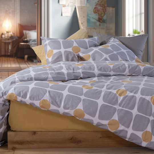 Nef-Nef Homeware Casual Coreo Yellow Σετ Υπέρδιπλο 4τμχ 240x270εκ. 4 Nef-Nef Homeware Casual Coreo Yellow Σετ Υπέρδιπλο 4τμχ 240x270εκ. 4