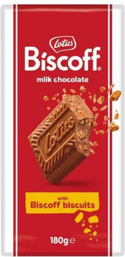 Lotus Biscoff Σοκολάτα Γάλακτος Biscoff 180gr