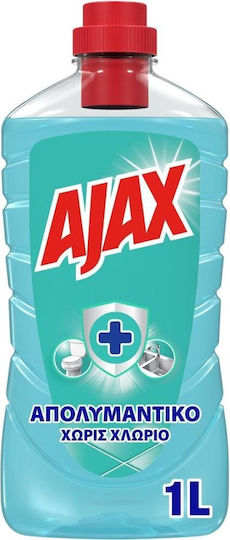 Ajax Ocean Fresh Καθαριστικό Υγρό Πατώματος με Απολυμαντική Δράση 1lt