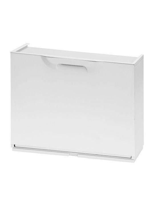 Plastic Shoe Organizer White 51x17.3x40.1cm