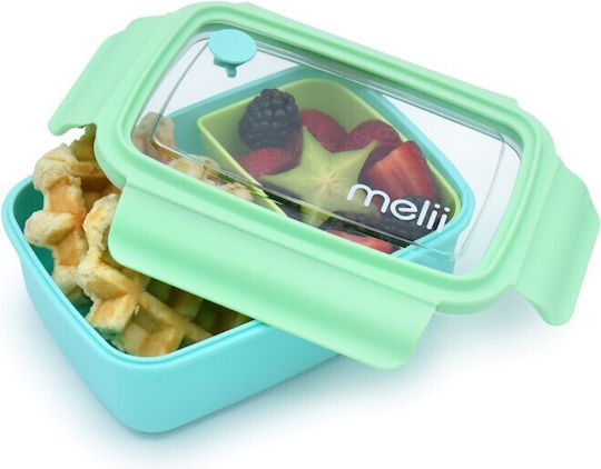 Melii Lunchbox Kunststoff Rosa 880ml 1Stück