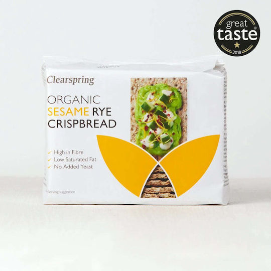 Clearspring Crispbread Organic Secară Cu Susan 200g