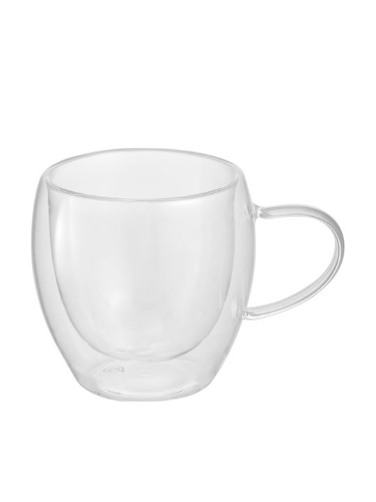Ankor Set of Cups Coffee Glass Transparent 2pcs