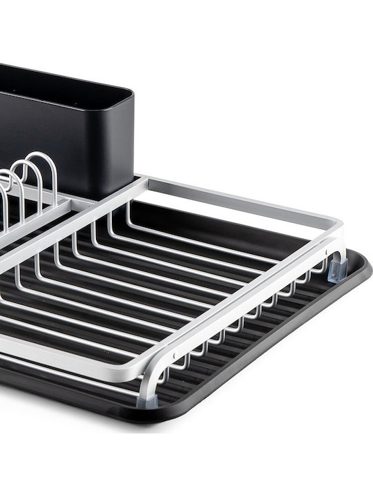 Luigi Ferrero Metallic Gray Sink Strainer 43x32x12cm
