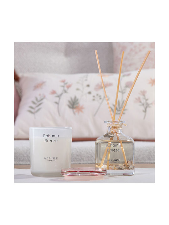 Nef-Nef Homeware Aromatic Candle Bahama Breeze in Pink Jar 270g