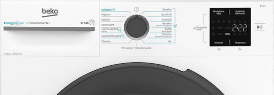 Beko Washing Machine 9kg 1200 Turns Grey BM3WFU39215WAR