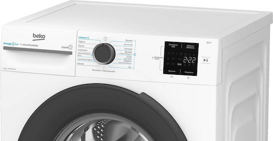 Beko Washing Machine 9kg 1200 Turns Grey BM3WFU39215WAR