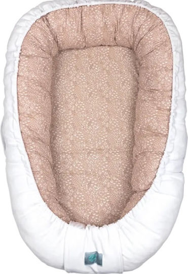 Baby Star Tiny Leaf Baby Nest White 40x75cm