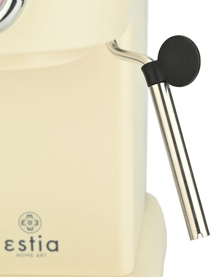 Estia Espresso Coffee Machine 1100W Pressure 20bar Brown 06-27308