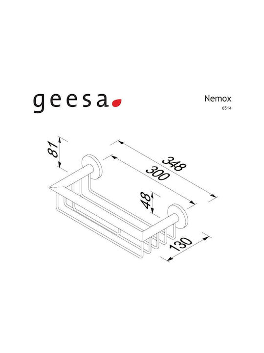 Geesa Nemox Sponge Holder Rose Gold