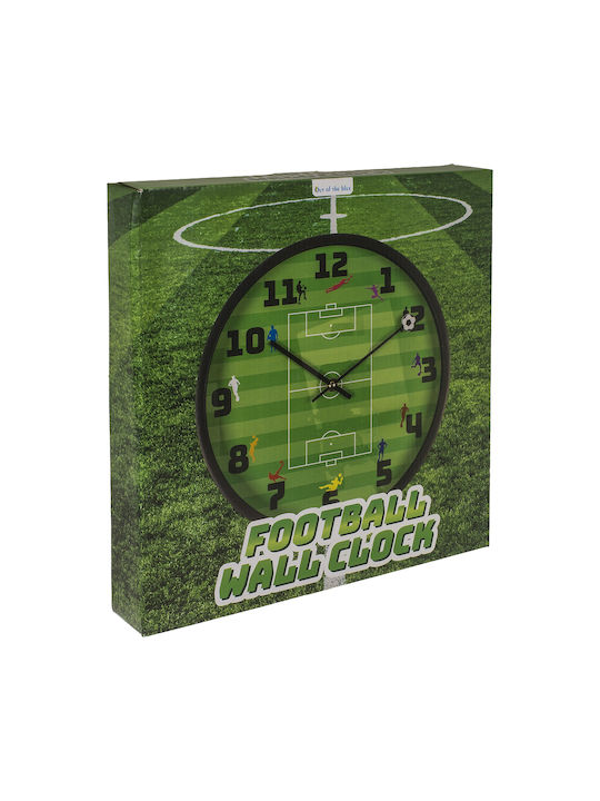 Zmart Imports Wall Clock Plastic Green Ø30cm