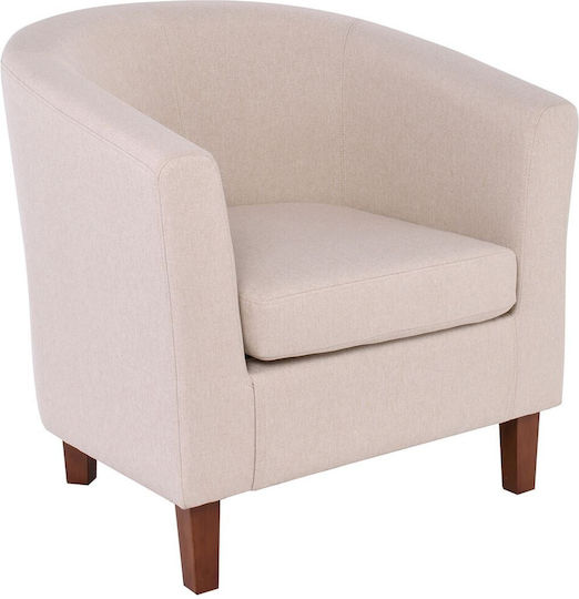 Boga Sessel Beige 75x73x74cm