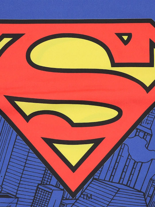 Superman Παιδική Διακοσμητική Μαξιλαροθήκη Μπλε 40x40εκ.