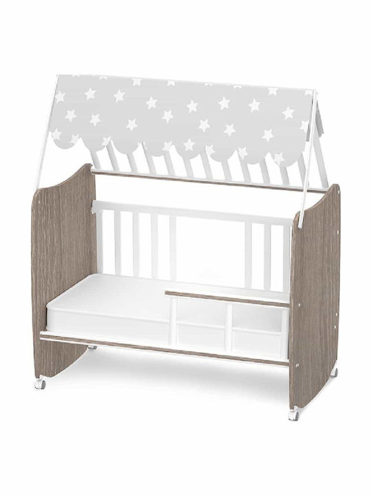 Lorelli Baby Crib White with Mattress 60x120cm