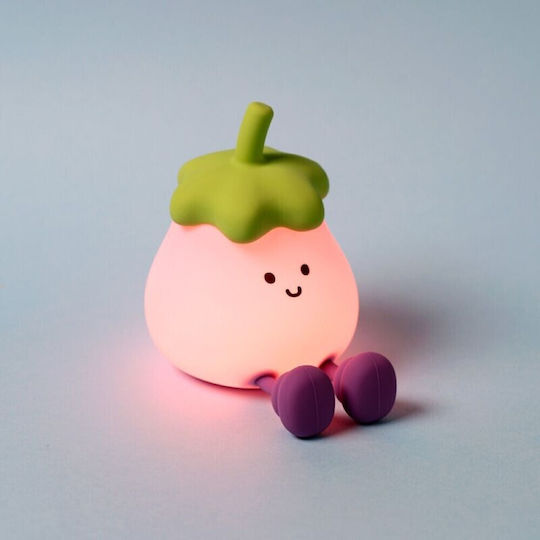 Puckator Led Φωτακι Νυκτος Foodiemals Egg Plant Lamp08