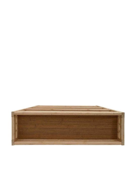 vidaXL Wooden Kitchen Trolley 3 Tiers Brown 60x18x97cm