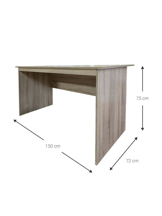 Birou Arden Lemnos Wenge 150x72x75cm