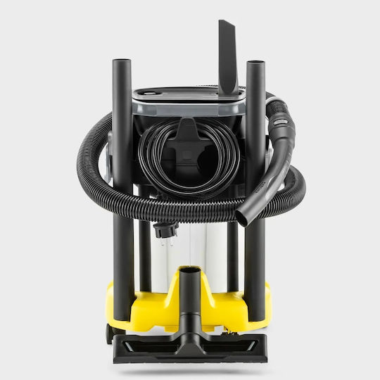 Karcher KWD 3 S Прахосмукачка за Мокро/Сухо 1000W с Неръждаем Контейнер 17л