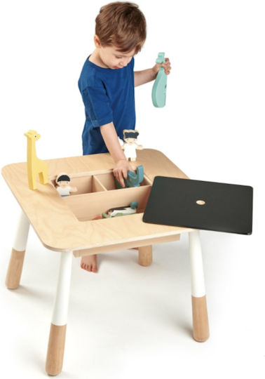 Kindertisch aus Holz Beige Tender Leaf Toys