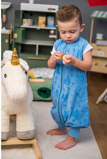 Baby Bliss Winter Baby Sleeping Bag with Legs Blue