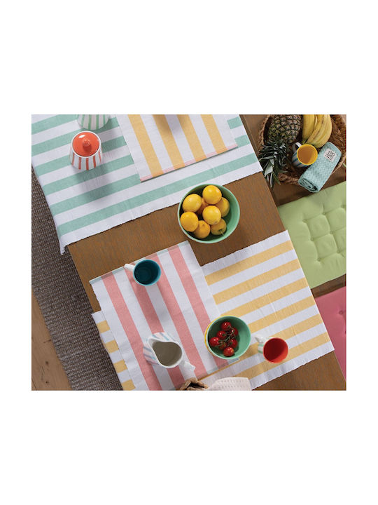 Nef-Nef Homeware Jeremy Σουπλά Πράσινο 48x33cm 2τμχ