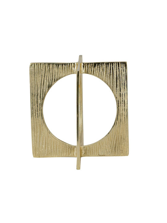 Artekko Noble Gold Metallisch Tischdekoration 20x20x20 cm